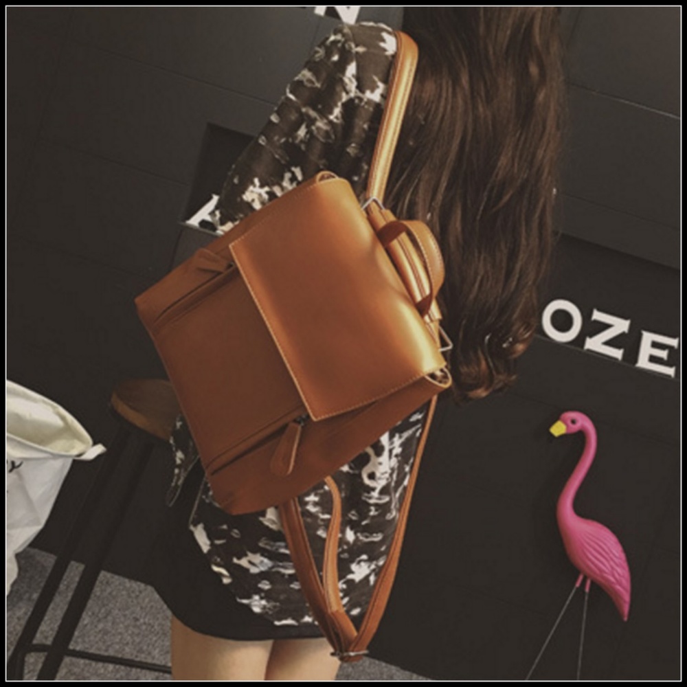 Brand new cognac backpack. - Picture 5 of 8